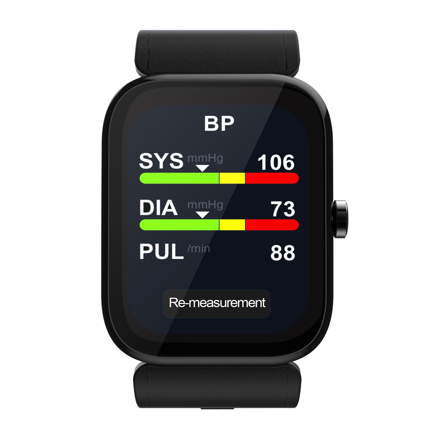 URION Smart Blood Pressure Monitor Watch with Heart Rate & Sleep Tracking for Health Digital BP Monitor Airbag Blood Pressure Monitor Watch