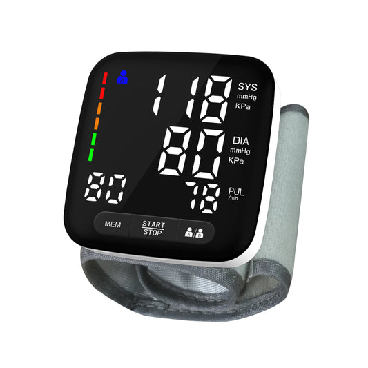 URION Household Wrist Blood Pressure Medical Equipment Diaital BP Monitor Portable Wrist Blood Pressure Machine