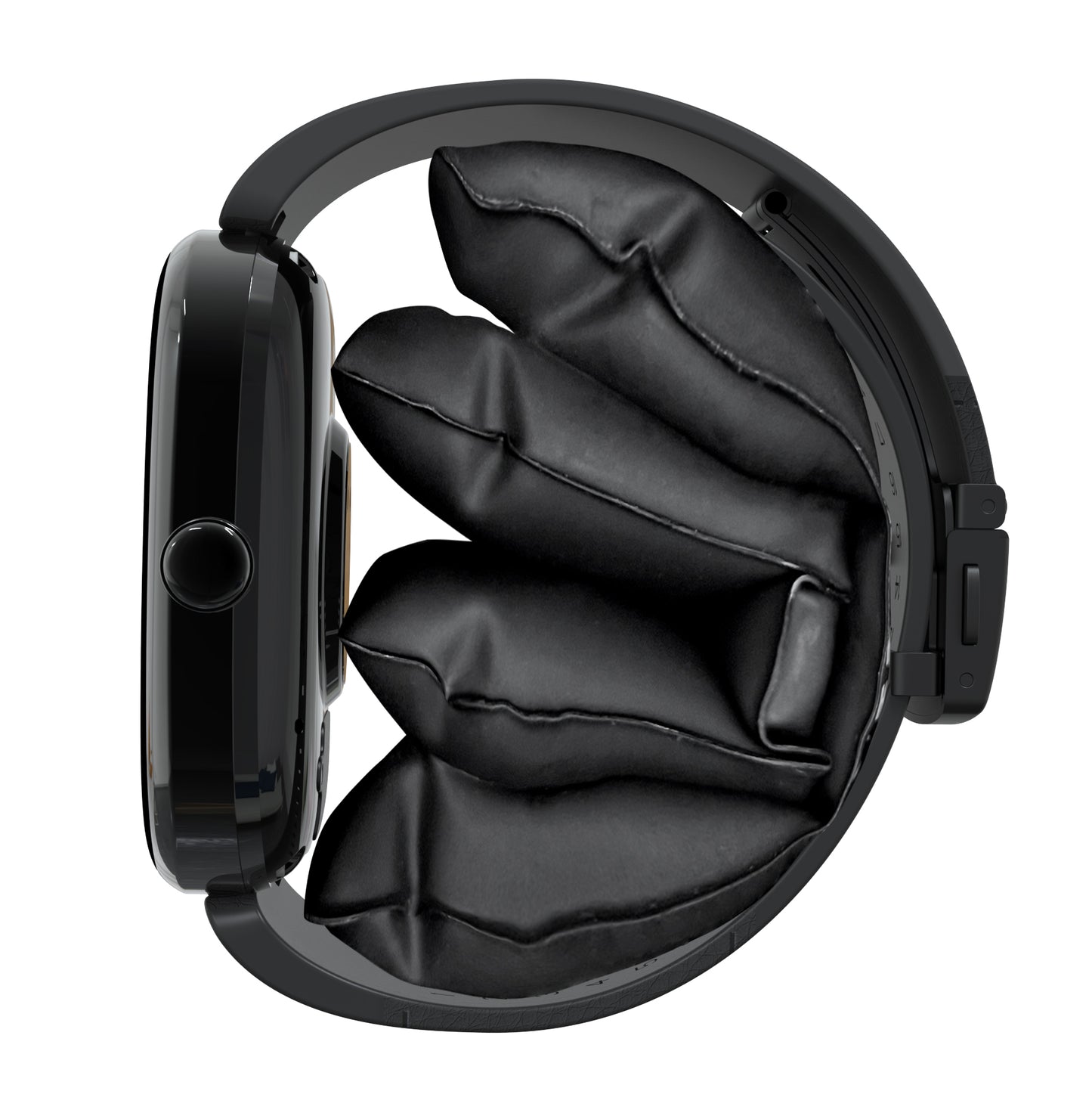 URION Smart Blood Pressure Monitor Watch with Heart Rate & Sleep Tracking for Health Digital BP Monitor Airbag Blood Pressure Monitor Watch