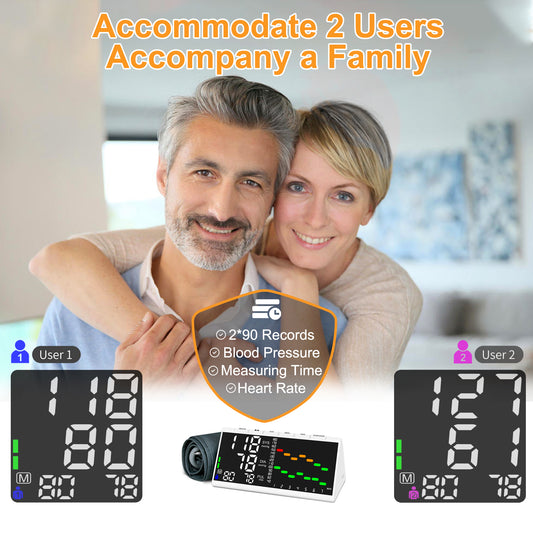 URION Upper Arm Blood Pressure Machine BP Monitor Digital Trend Blood Pressure Machine