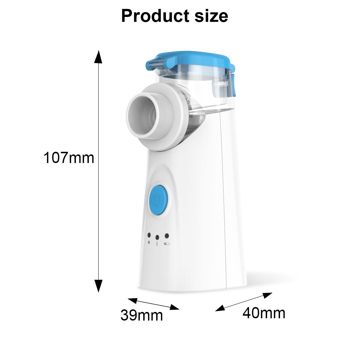 URION Handheld Inhaler Travel Silent Nebulizador Machine Kit Kids Adults Asthma Medical Portable Ultrasonic Mesh Nebulizer