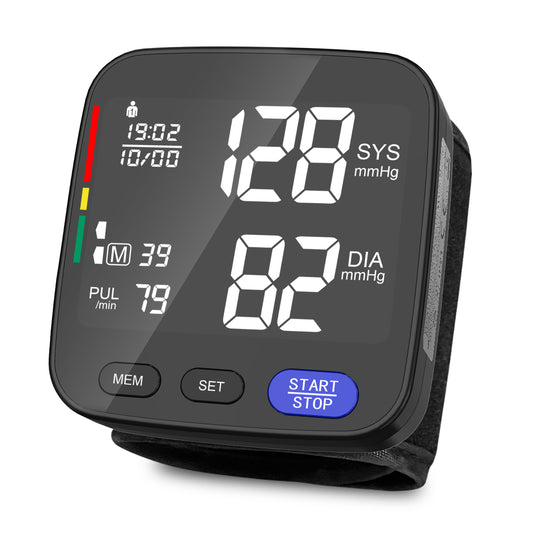 URION Wrist Type Digital Smart Automatic Sphygmomanometer Wrist Blood Pressure Monitor