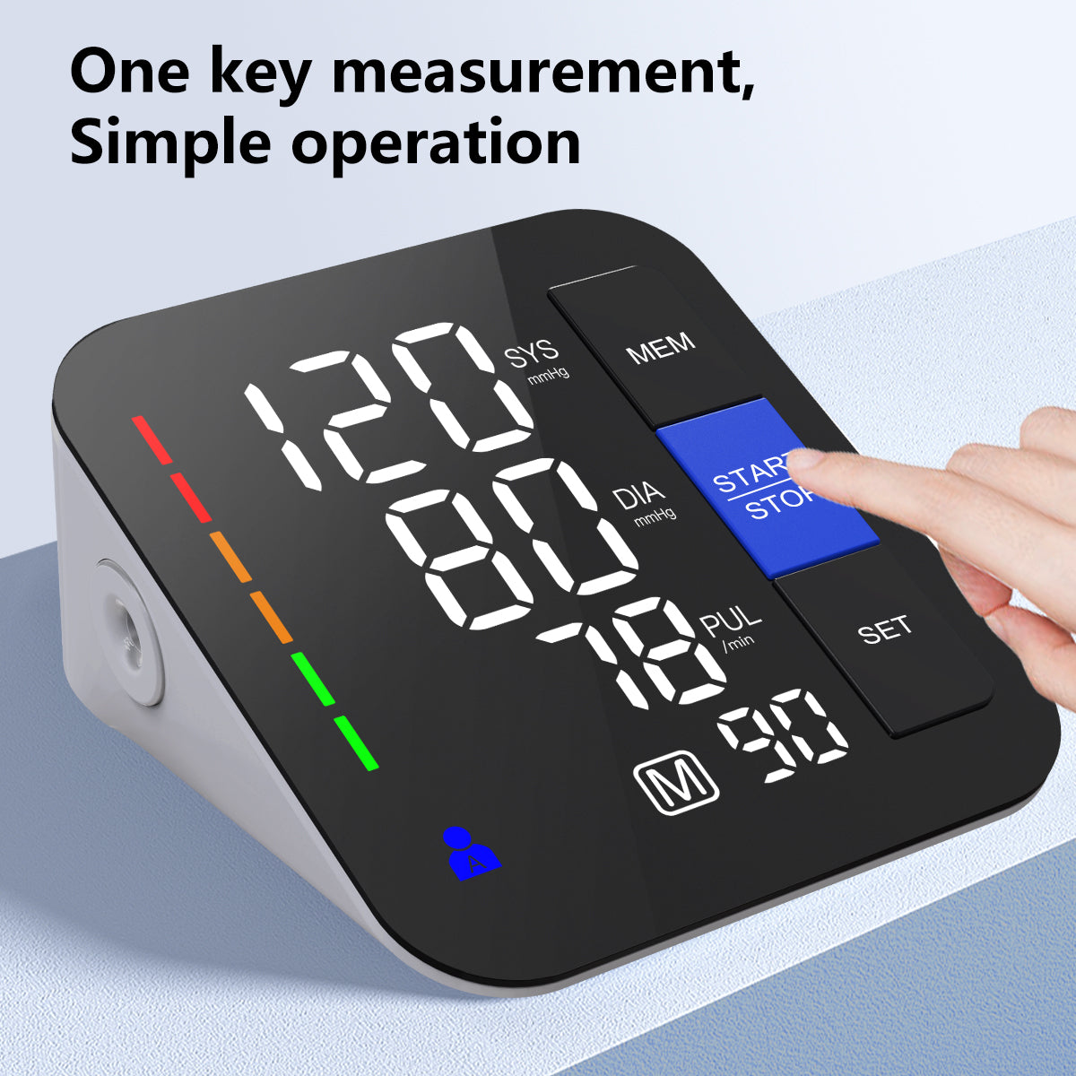 URION BP Monitor Tensiometer Digital Blood Pressure Machine Automatic Arm Blood Pressure Monitor